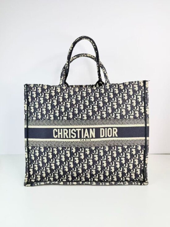 Dior Handbags - Dior book tote oblique tote bag